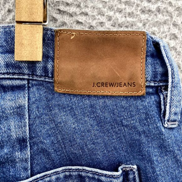 J.Crew Demi Boot Jean Women 33 WideLeg Front Pocket Y2k Western Academia Classic - Picture 14 of 15